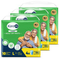 Karein Classic Adult Diaper Pant L Size, Large, Waist (90120 Cm 3547), 30 Unit, Long Protection Hour, Unisex, Quick & Even A