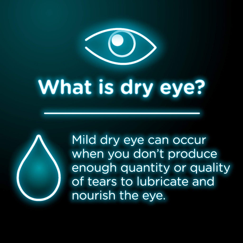 Visine Dry Eye Relief All Day Comfort Lubricant Eye Drops for Up to 10 Hours of Comfort, Dry Eye Drops with Polyethylene Glycol,
