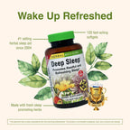 Herbs Etc. Deep Sleep Softgels - Herbal Sleep Support Supplement - Rest & Calming Support with Passionflower, Chamomile & Lemon