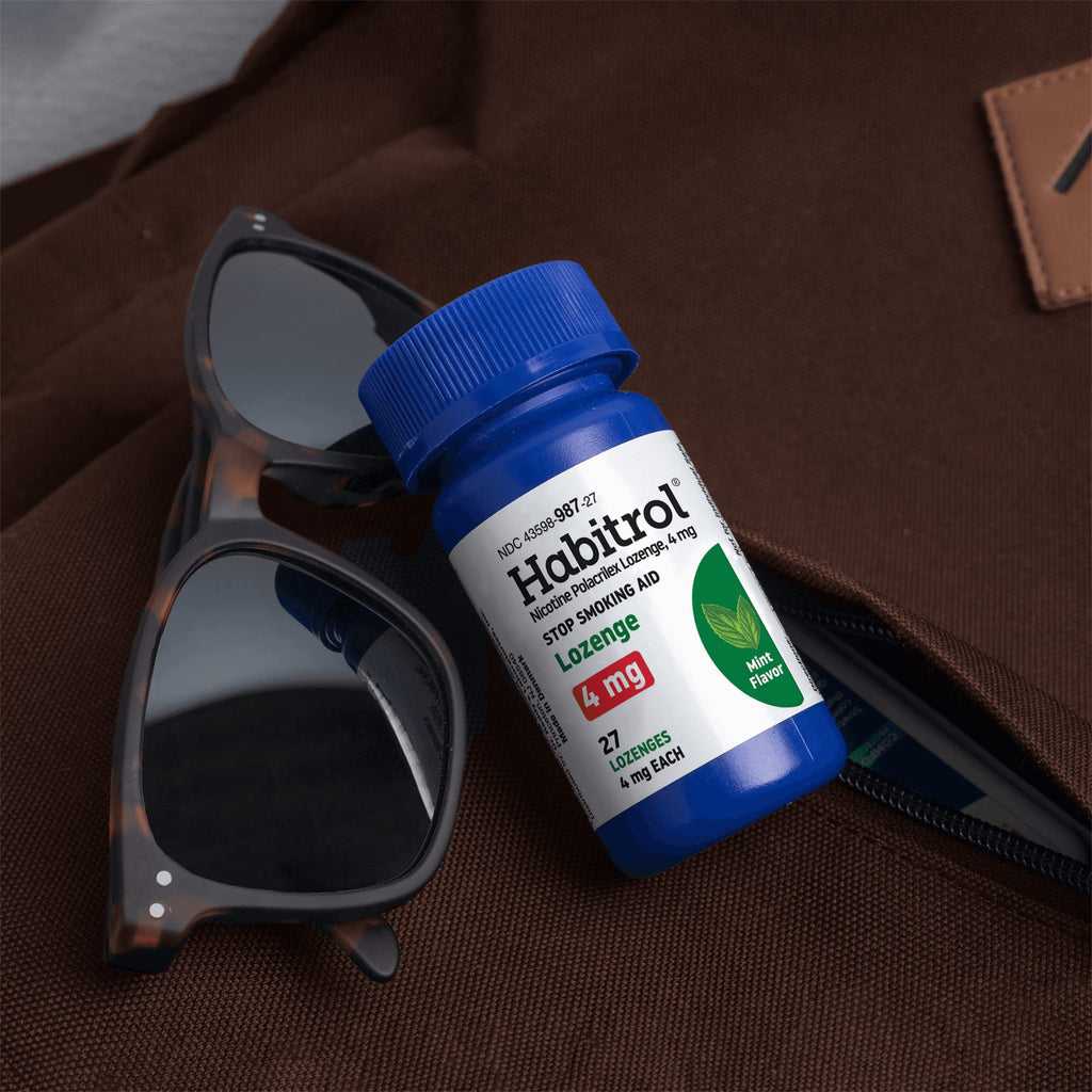 Habitrol Nicotine Lozenges 4 mg Mint Flavor - 135 Count - Stop Smoking Aid - Reduce Cravings and Withdrawal Symptoms