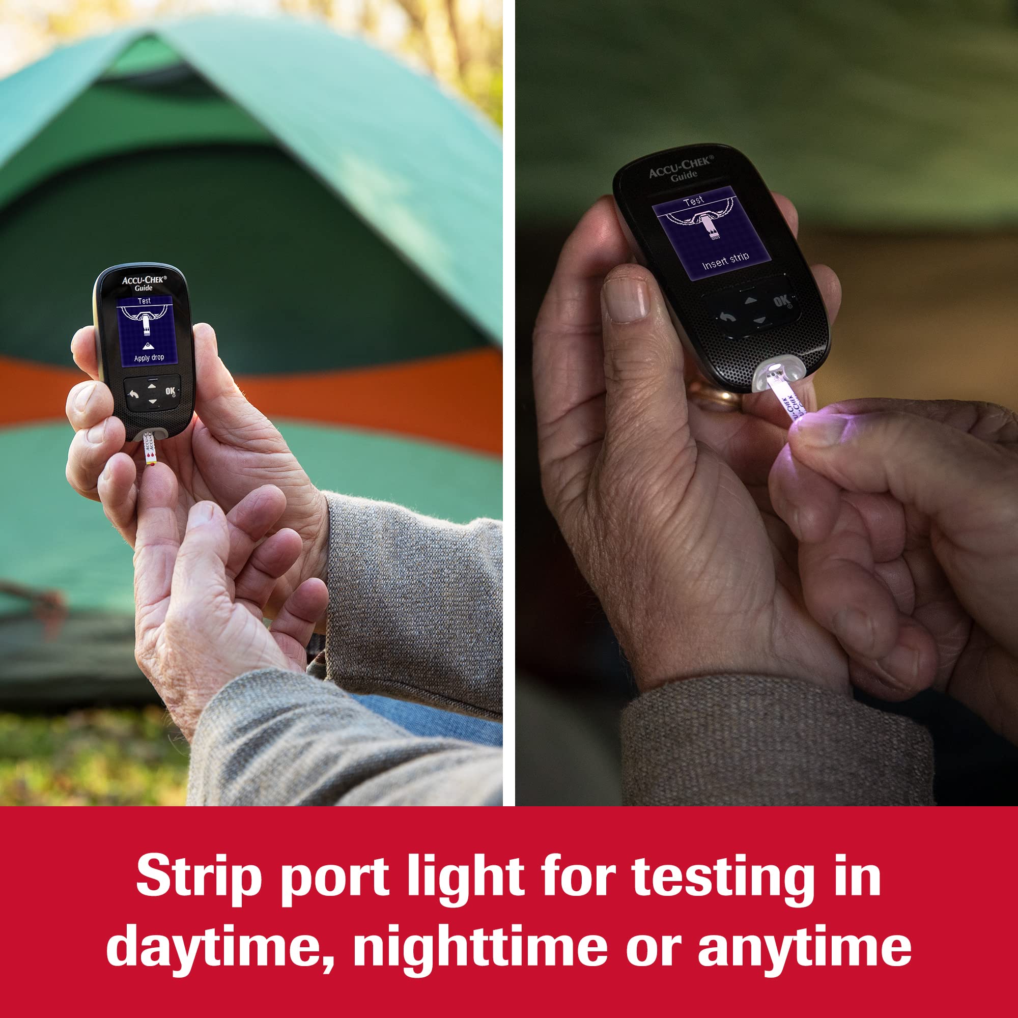 Accu-Chek Guide Glucose Monitor Kit for Diabetic Blood Sugar Testing: Guide Meter, Softclix Lancing Device, and 10 Softclix Lanc