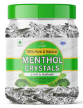 Aaal 100% Pure Menthol Crystals Food Grade And Edible/Freshness Sealed Pack (Jar, 100 Grams)