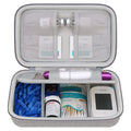 Elonbo Diabetic Supplies Travel Case, Glucose Meter Portable Storage Bag, Diabetic Care Kits Organizer Holder, Diabetic Supply C