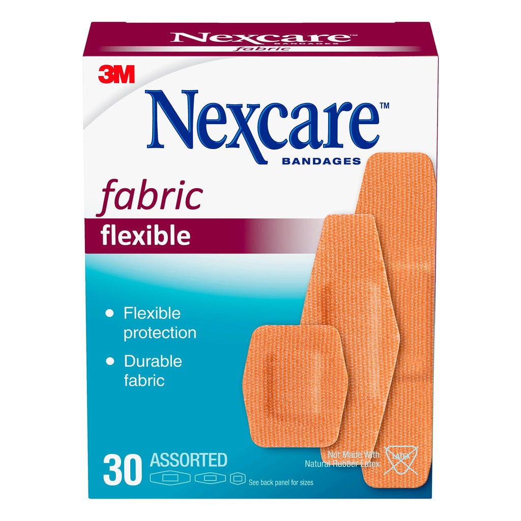 Nexcare Flexible Fabric Assorted Sies