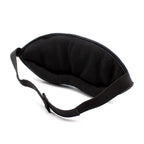 Dream Essentials Opulence Micro Plush Sleep Mask with Earplugs and Pocket in Front of mask - Black Velvet