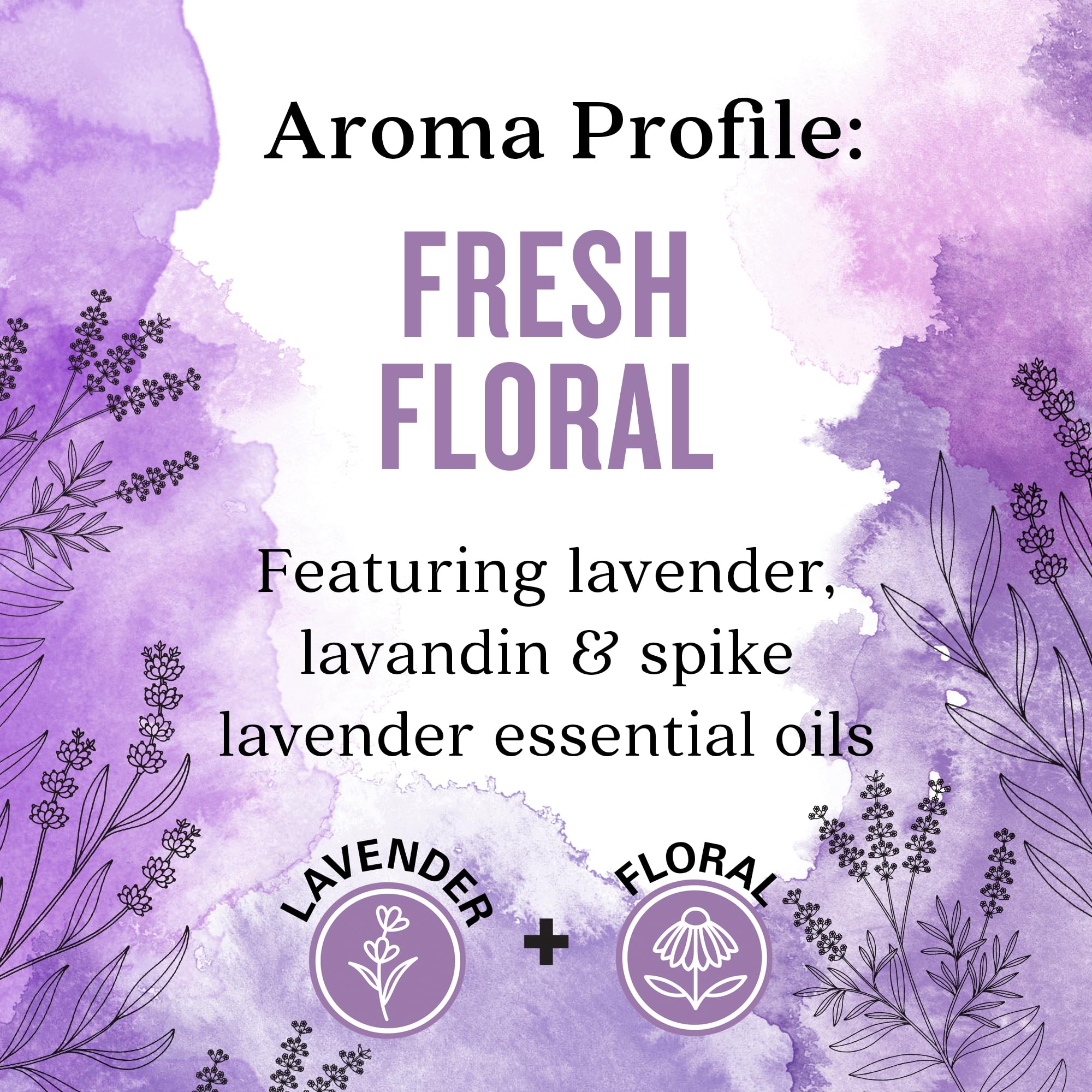 Aura Cacia Fresh Floral Essential Oil Blend, Boxed 0.25 fl. oz. - Light Aroma, No Synthetic Fragrances