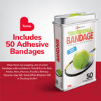 BioSwiss Bandages, Tennis Ball Shaped Self Adhesive Bandage, Latex Free Sterile Wound Care, Fun First Aid Kit Supplies for Kids,