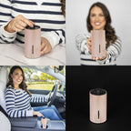 BlueHills Waterless Cordless Car Essential Oil Diffuser Aromatherapy Mini Compact Diffuser for Oils Large Room Portable USB Trav