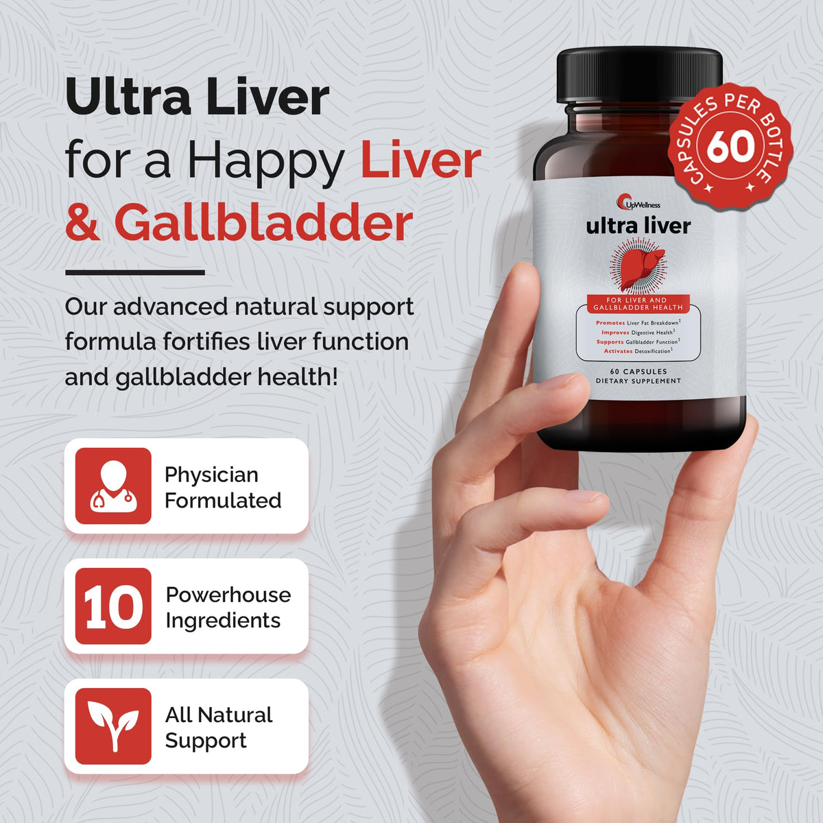 Ultra Liver - Liver and Gallbladder Health Dietary Supplement