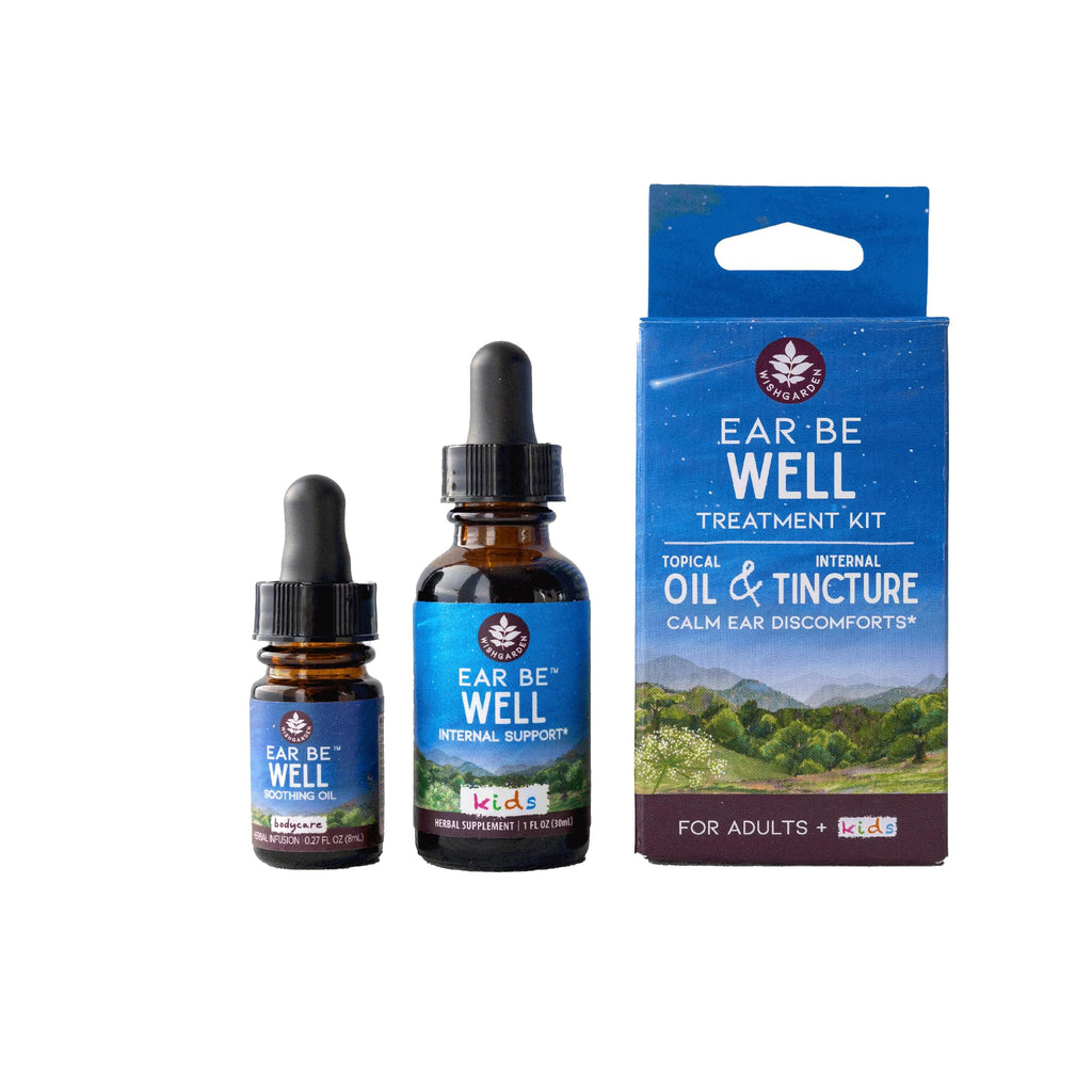 WishGarden Herbs Ear Be Well Treatment Kit - Soothing Ear Oil Drops wi ...