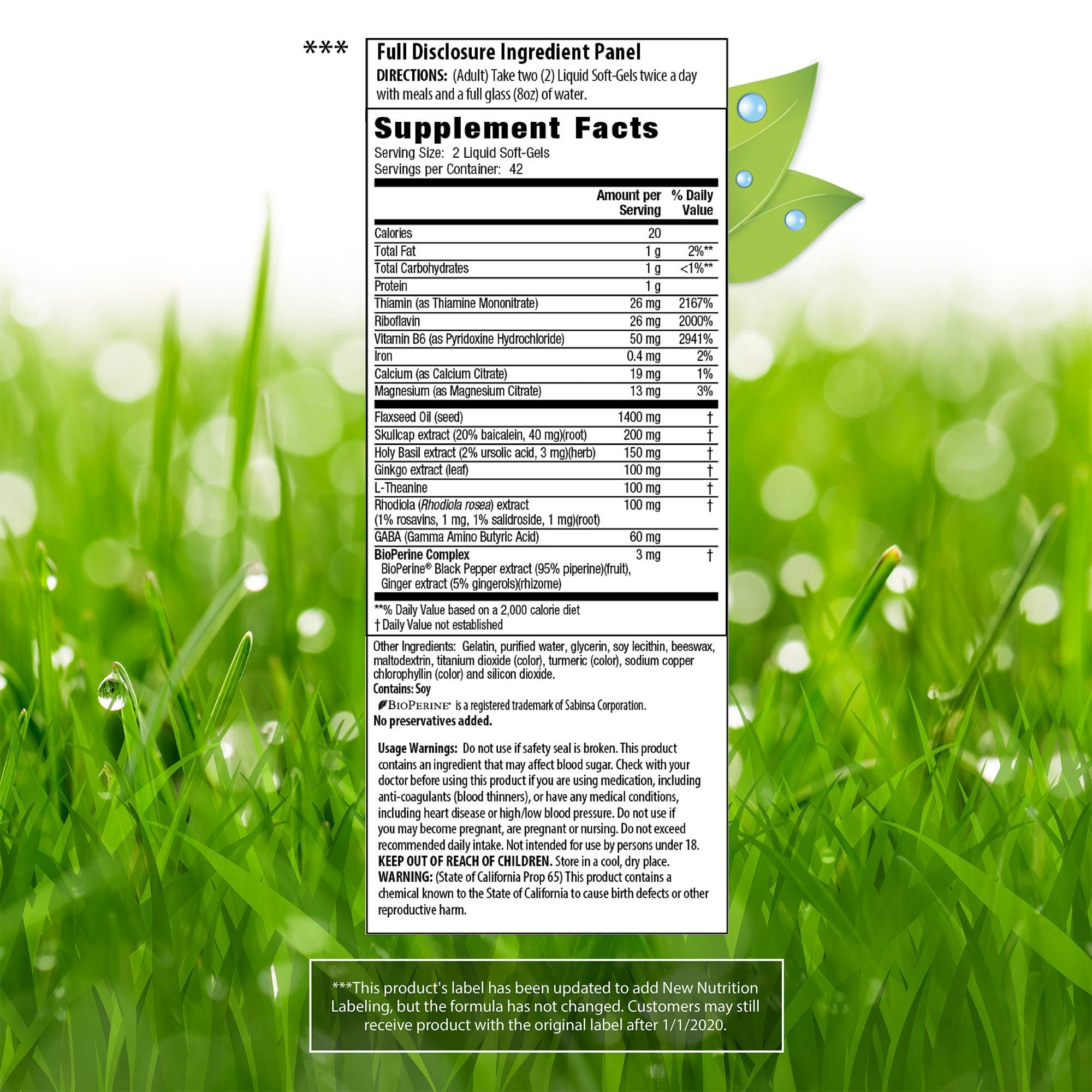 Irwin Naturals Stress-Defy 84 Softgels