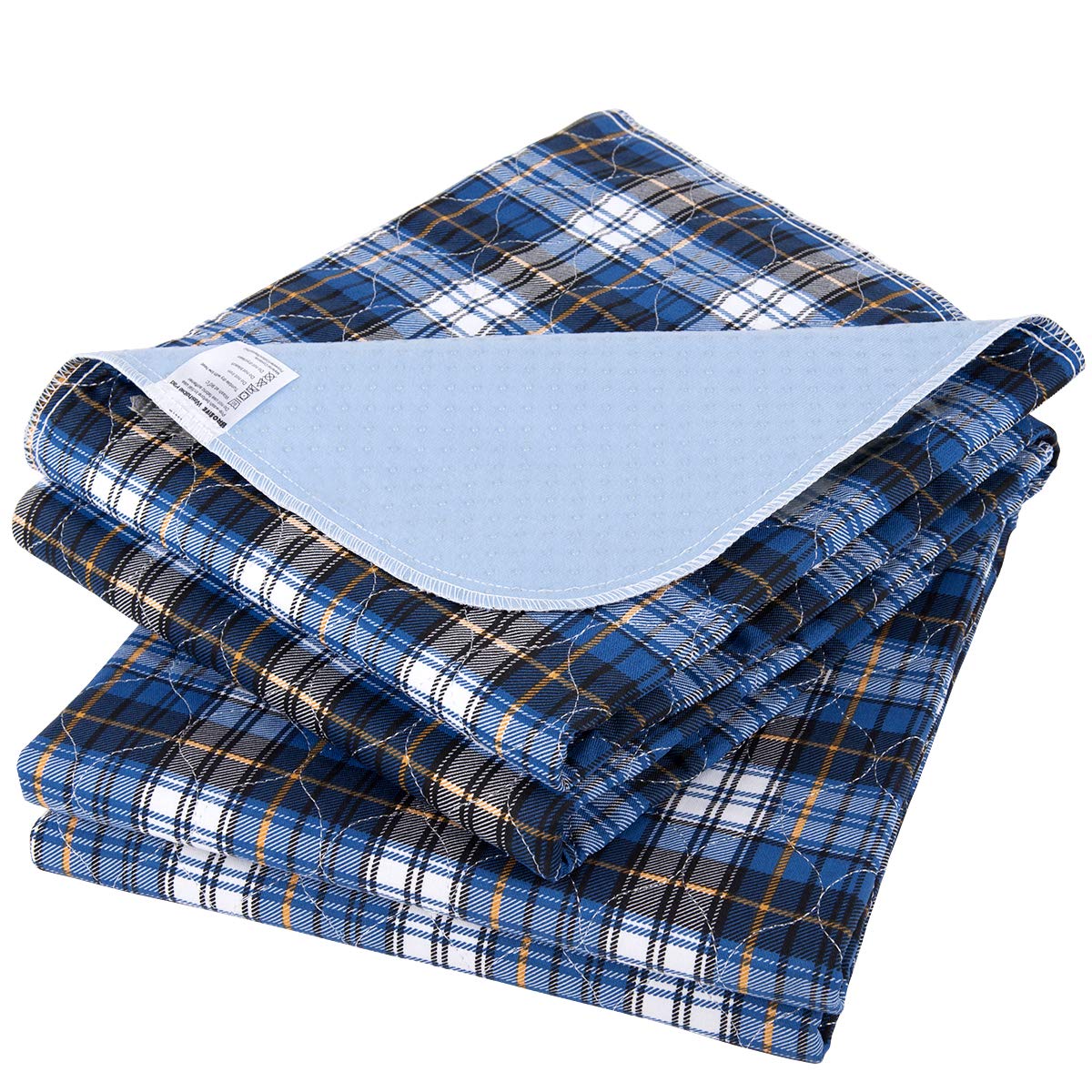 Non-Slip Bed Pads for Incontinence Washable (36 x 34|2 Pack),Waterproof Bed Pads,Adult Washable Incontinence Bed Pads for Adults