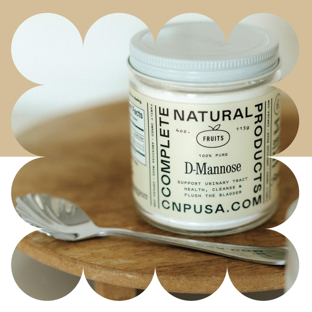 Complete Natural Products Pure D-Mannose Powder Supplement - Bulk D-Mannose 8oz (227 g) 115 Servings for UTI, Bladder, & Urinary