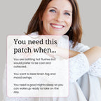The Patch Remedy Menopause Patches - 30 Topical Menopause Relief for Women, Natural Hot Flash, Mood Support with Transdermal Got