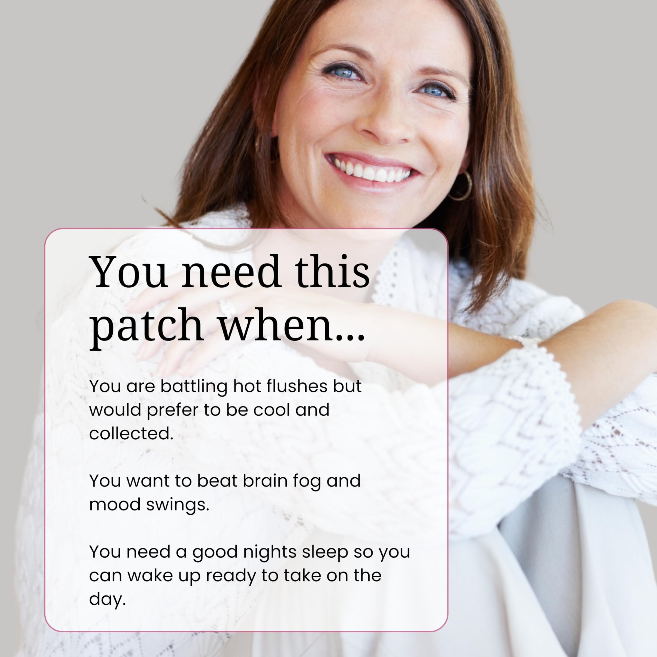 The Patch Remedy Menopause Patches - 30 Topical Menopause Relief for Women, Natural Hot Flash, Mood Support with Transdermal Got