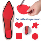 CZBYXA12 Red Bottom Shoe Sole Protector Compatible with Christian Louboutin Heels | Non-Slip Sole Pads for Shoes | Anti-Slip Gri