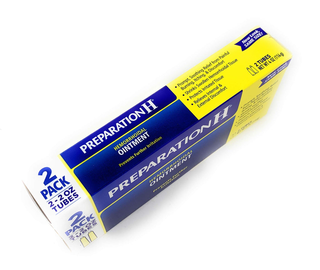 Preparation H Hemorrhoidal Ointment, 2-Ounce Tubes (Pack of 2)