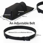 YOURUIMEI Professional Massage Therapist Holster with Adjustable Belt, Massage Bottle Bag, Massage Lotion Holster,Black(XJ-1KD)
