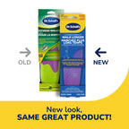 Dr. Scholls Walk Longer Insoles for Men - Comfortable Plush Foam Cushioning Inserts for Walking, Hiking, and Standing on Feet A