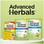 From the Makers of Dramamine, Advanced Herbals, Nausea and Stress Support with Ginger and Ashwagandha, Tropical Fruit and Ginger