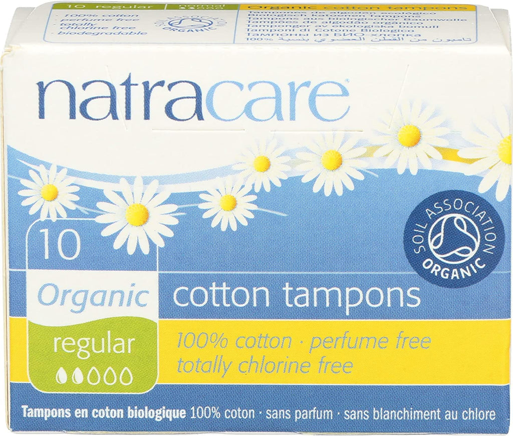 Natracare Tampons, Regular, 2 Packs of 10