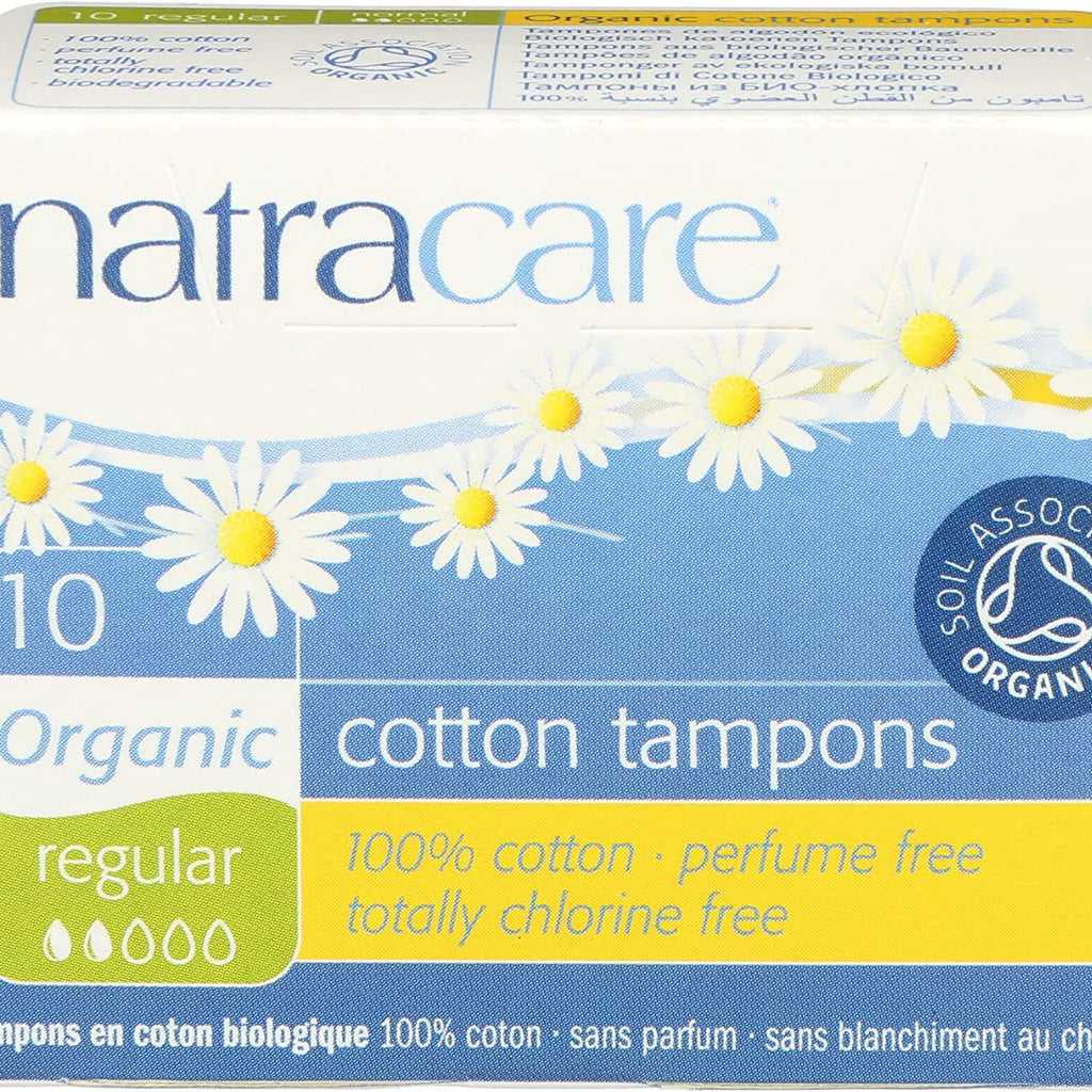 Natracare Tampons, Regular, 2 Packs of 10