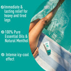 Puressentiel Soothing Gel for Tired Feet, Ankles, Legs - Aromatherapy Lotion with 17 Essential Oils for Body and Skin - Instant,