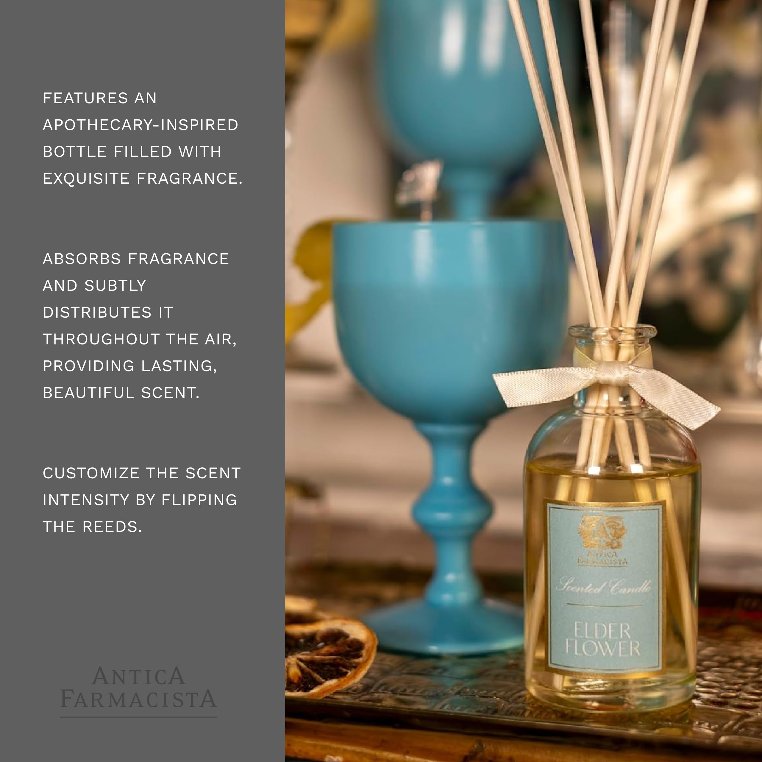 Antica Farmacista Home Ambiance Diffuser,Elderflower,8.45 Fl Oz
