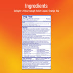 Delsym Adult 12 Hr Cough Relief Liquid, Orange, 5oz
