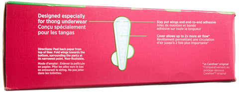 Carefree Thong Pantiliners-Unscented- 49 Count (Pack of 3)