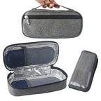Goldwheat Insulin Cooler Travel Case with 2 Ice Packs Diabetes Medication Organizer Bag Medical Insulation Cooler