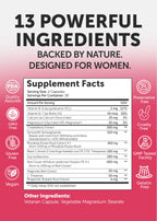 Lunakai USA Made Natural Menopause Supplements for Women - 13-in-1 Menopause Relief for Hot Flashes, Night Sweats, Sleep & Mood