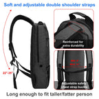 iGuerburn Oxygen Tank Backpack Size D, Portable Oxygen Backpack for D/M15 JD/M22 Cylinder Bag O2 Tank Carrier Holder for Travel