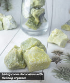Crocon 1LB Serpentine Rough Bulk Natural Stone Raw Gemstone Tumbling Cabbing Polishing Gem Mining Chakra Balancing Reiki Healing