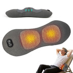 ZOYACREATE Rechargeable 3 in 1 Lumbar Support Pillow, Electric Lower Back Massager Waist Decompression Devices Heat Vibration