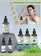Airoomoil Tea Tree Essential Oil for Skin Muscle Hair Shampoo Body Wash Nails Aroma Natural Diffuser Oil 4 Fl Oz