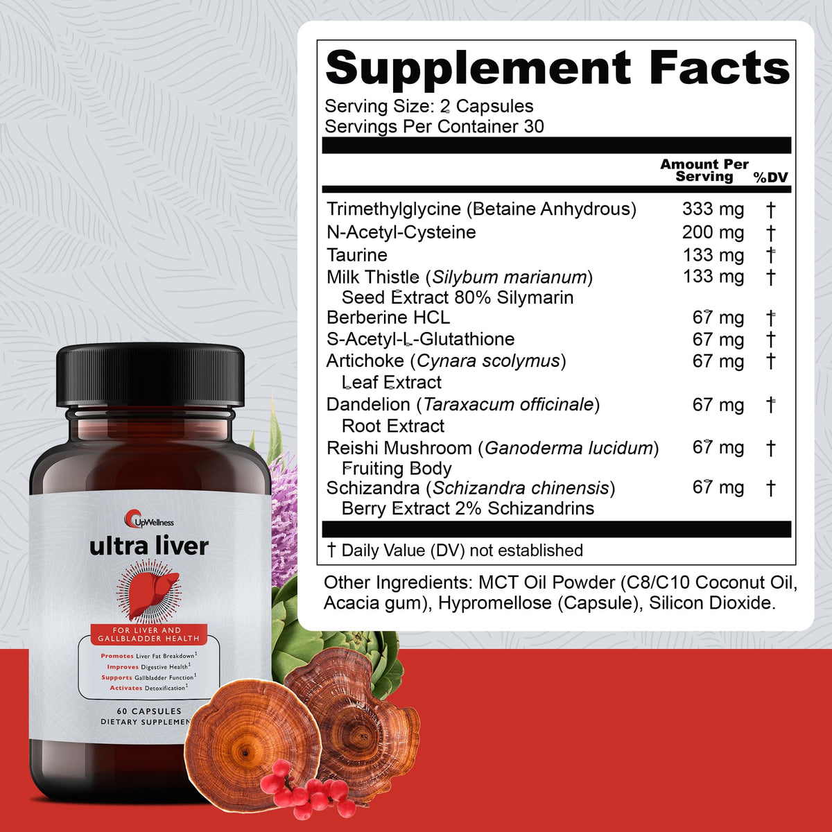 Ultra Liver - Liver and Gallbladder Health Dietary Supplement