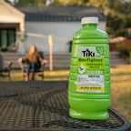 TIKI Clean Burn Torch Fuel, 50oz, Smokeless & Low-Soot Citronella Fuel, Mosquito Repellent, Plant-Based Torch Fuel for Outdoor,