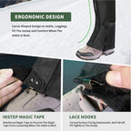 Unigear Snow Leg gaiters, Waterproof Boot gaiters for Hiking Walking climbing Hunting Skiing 1000D Fabric (Medium)
