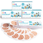 Istpch Itch Relief Patches 81 Patches, Natural Bite Relief Stickers, Instant Effect, Reduces Itch & Swell, Kid Friendly