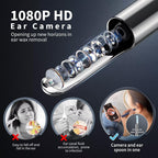 Ear Wax Removal, Ear Cleaner with Camera and Light, Ear Wax Removal Kit with 8 Pcs Set, Ear Wax Removal Tool Camera with 1080P,