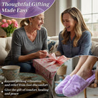 Comfort Slippers Hot/Cold Aromatherapy with 12 Herbs & Essential Oil