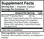 Menovair - Natural Menopause Support Supplement - Non-GMO, Vegan, Gluten-Free