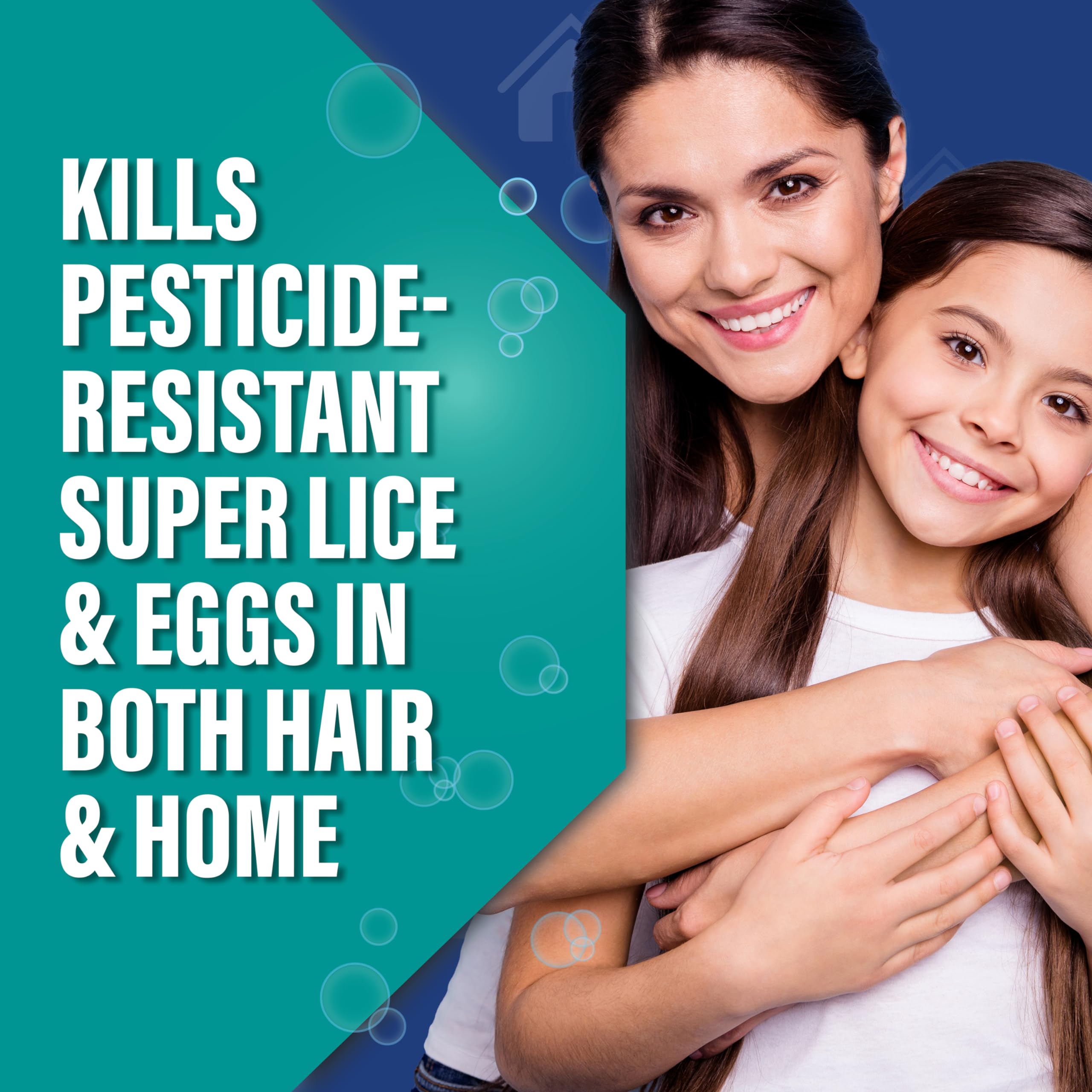RID Super MAX 5-in-1: Hair & Home Complete Lice Treatment Kit, Kills Super Lice & Eggs in Hair & Home, 3.4 FL OZ Lice Shampoo +