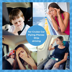 VIORY Motion Sickness Patches for Car and Boat Rides, Ships, Cruise and Airplane & Other Forms of Transport - Travel Essentials,