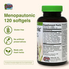 Herbs Etc. Menopautonic Softgels - Essential Supplement for Women - Hormonal Transition Support Supplement - Offers Menopausal S