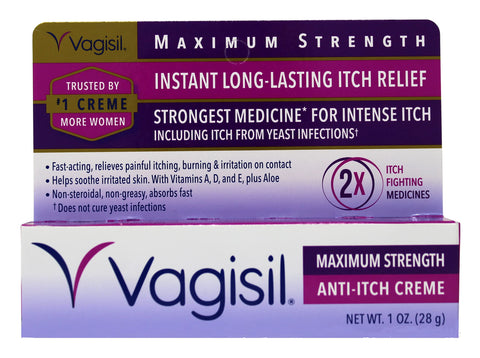 Vagisil Maximum Strength Feminine Anti-Itch Crme, 1oz