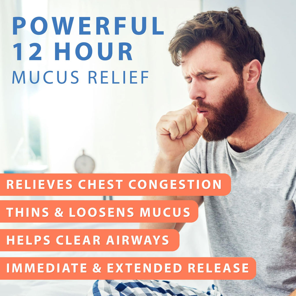 Curist Guaifenesin 1200 Mg Extended Release Tablets - 150 Count Maximum Strength Mucus Relief Tablets OTC - Clear Congestion