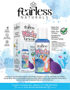 Fearless Naturals Kids Ear Scrub Daily Ear Cleaner for Kids and Adults Ear Wax Removal Clean Away Dirty, Wax, and Oil - All Natu