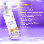 Yoni Rescue Pure Probiotic Yoni Wash - All Natural Ph Balance Feminine Wash for Women Essentials Wetness, Vaginal Wash Intimate